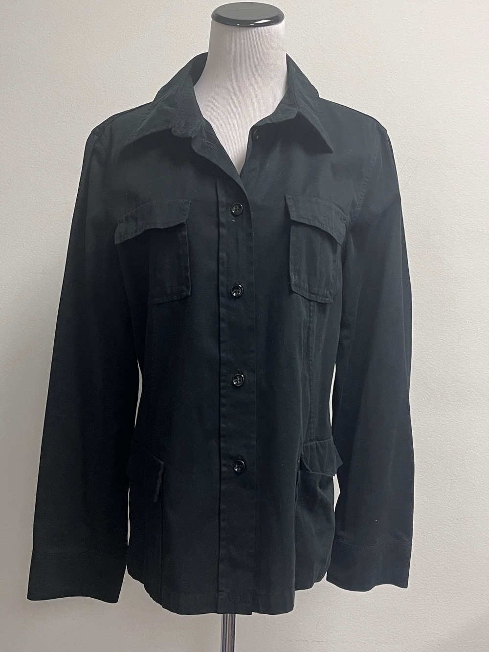 ESCADA SPORT black cotton jacket i42 m l